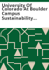 University_of_Colorado_at_Boulder_campus_sustainability_plan_in_support_of_the_greening_of_state_government_executive_order