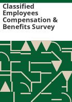 Classified_employees_compensation___benefits_survey
