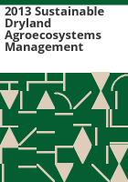 2013_sustainable_dryland_agroecosystems_management
