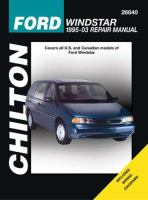 Chilton_s_Ford_Windstar_1995-03_repair_manual