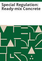Special_regulation__ready-mix_concrete