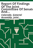 Report_of_findings_of_the_Joint_Committee_of_Senate_and_House_on_House_Joint_Resolution_No__3
