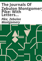 The_journals_of_Zebulon_Montgomery_Pike