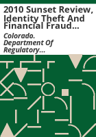 2010_sunset_review__Identity_theft_and_financial_fraud_deterrence_act
