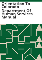 Orientation_to_Colorado_Department_of_Human_Services_manual